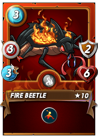 The Fire Beetle card