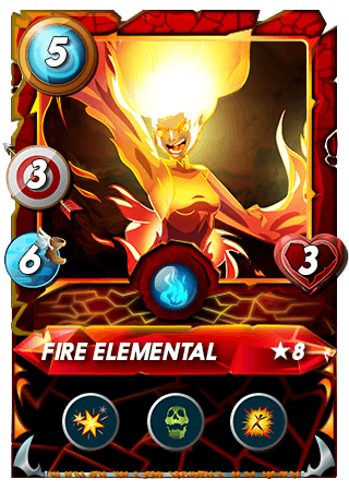 The Fire Elemental card