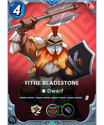 The Fithe Bladestone card