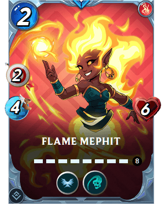 The Flame Mephit card