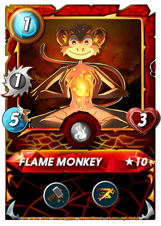 The Flame Monkey card