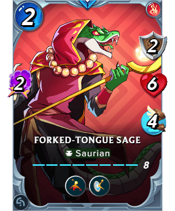 The Forked-Tongue Sage card