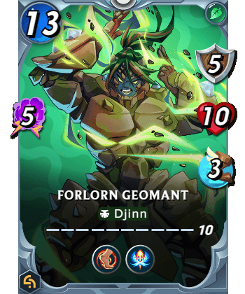 The Forlorn Geomant card