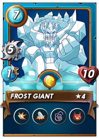 The Frost Giant card
