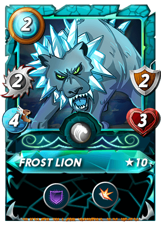 The Frost Lion card
