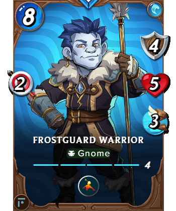 The Frostguard Warrior card