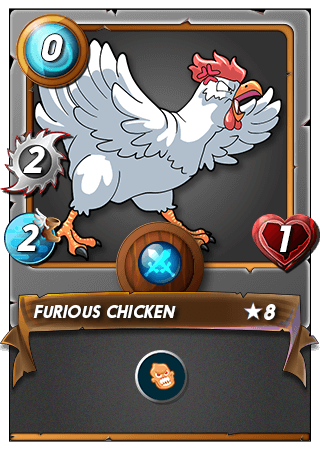 The Furious Chicken card