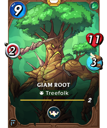 The Giam Root card