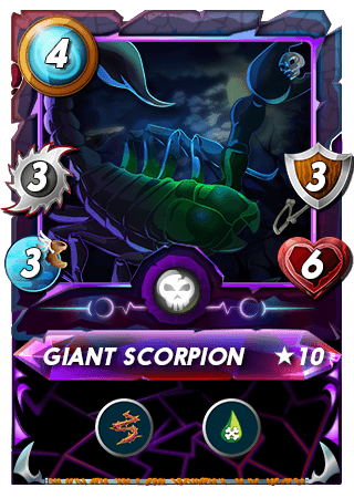 The Giant Scorpion card