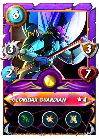 The Gloridax Guardian card