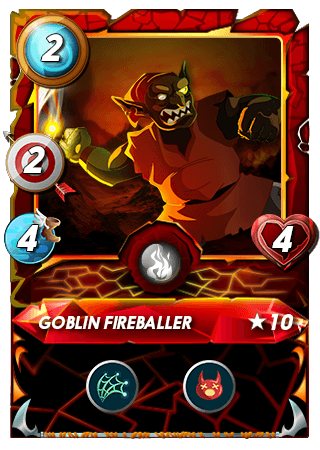 The Goblin Fireballer card