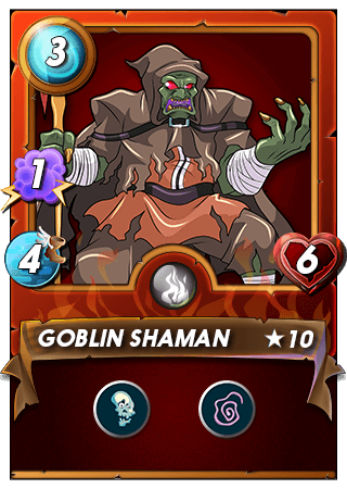 The Goblin Shaman card
