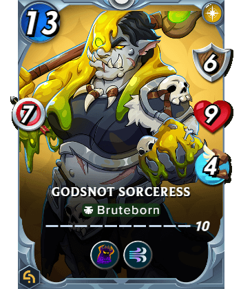 The Godsnot Sorceress card