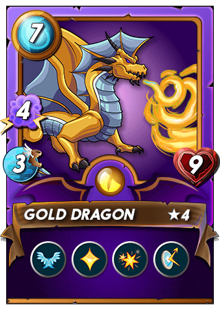 The Gold Dragon card