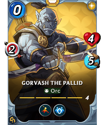 The Gorvash the Pallid card