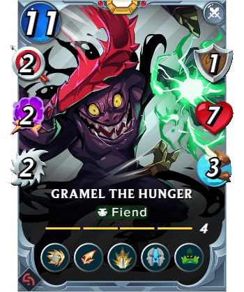The Gramel the Hunger card