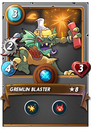 The Gremlin Blaster card