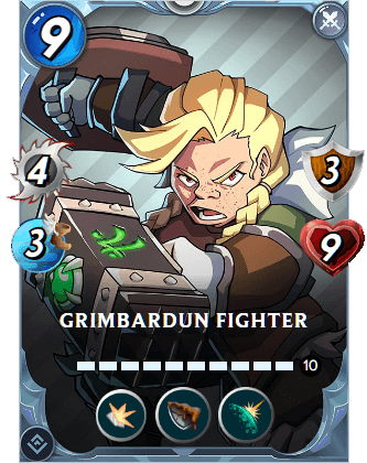 The Grimbardun Fighter card