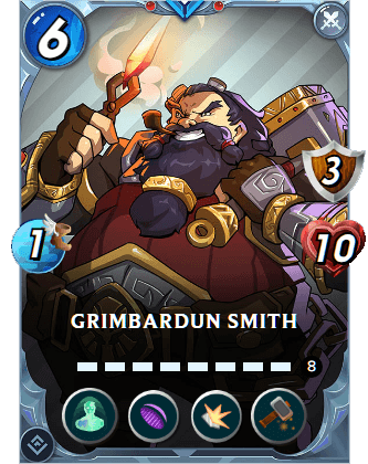 The Grimbardun Smith card