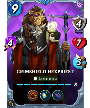 The Grimshield Hexpriest card