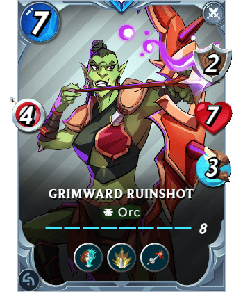 The Grimward Ruinshot card