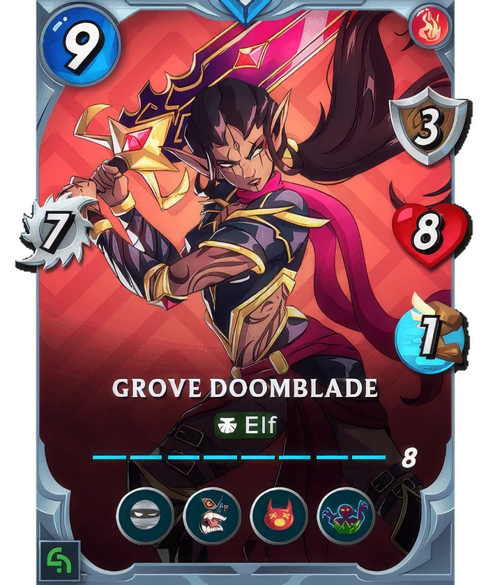 The Grove Doomblade card