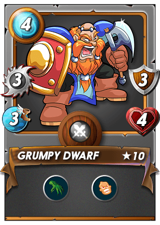 The Grumpy Dwarf card