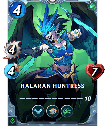 The Halaran Huntress card