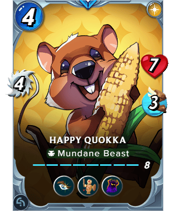 The Happy Quokka card