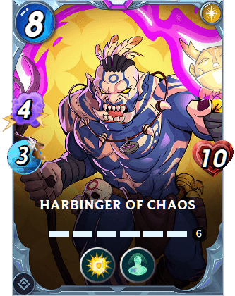 The Harbinger of Chaos card