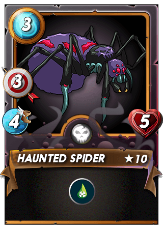The Haunted Spider card