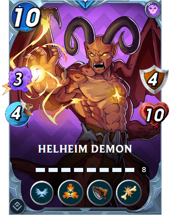 The Helheim Demon card