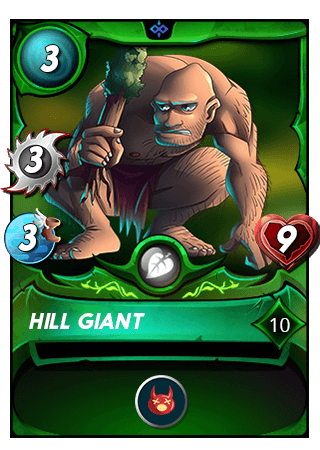 The Hill Giant card