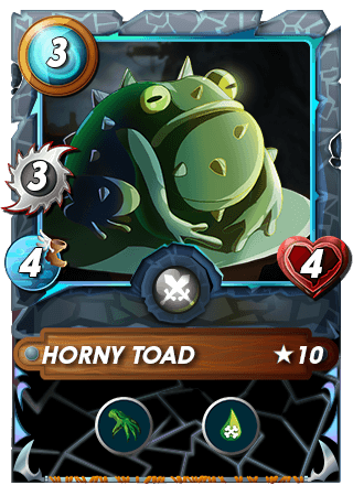 The Horny Toad card