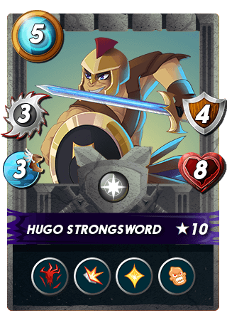 The Hugo Strongsword card