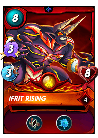 The Ifrit Rising card