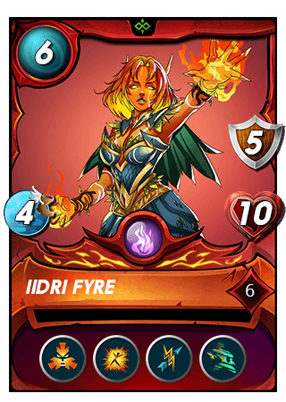 The Iidri Fyre card