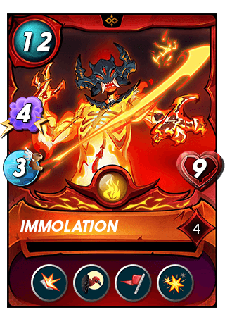 The Immolation card