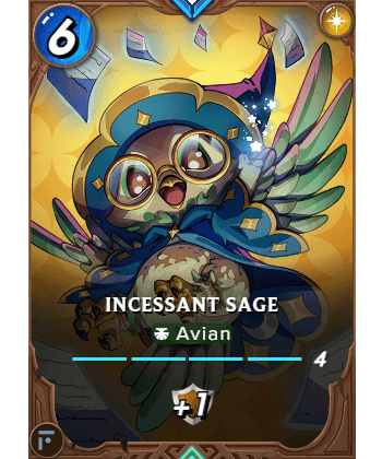 The Incessant Sage card