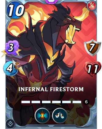 The Infernal Firestorm card