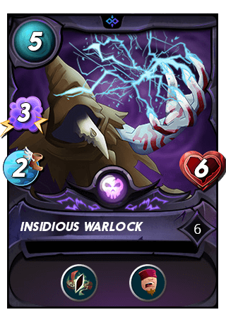 The Insidious Warlock card