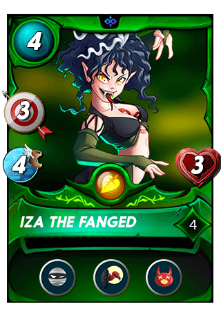 The Iza the Fanged card