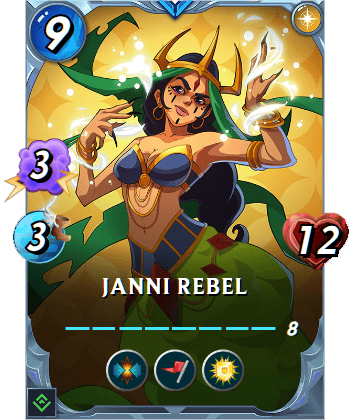 The Janni Rebel card