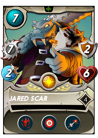 The Jared Scar card