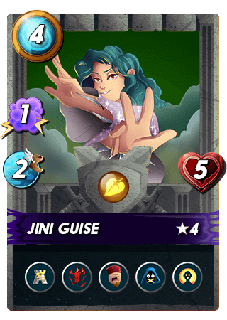 The Jini Guise card