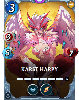 The Karst Harpy card
