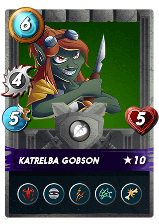 The Katrelba Gobson card