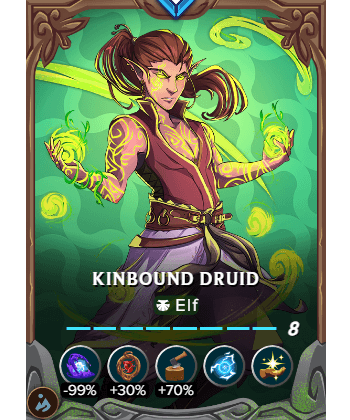 The Kinbound Druid card