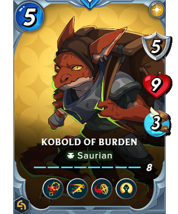 The Kobold of Burden card