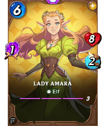 The Lady Amara card